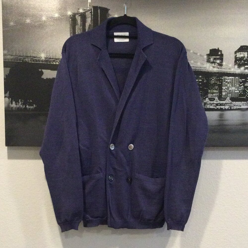 EDIFICE Linen Navy Jacket
